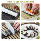 Sushi bazooka sushi maker Kit With Sushi Rolling Mat,Sushi Roller Mold