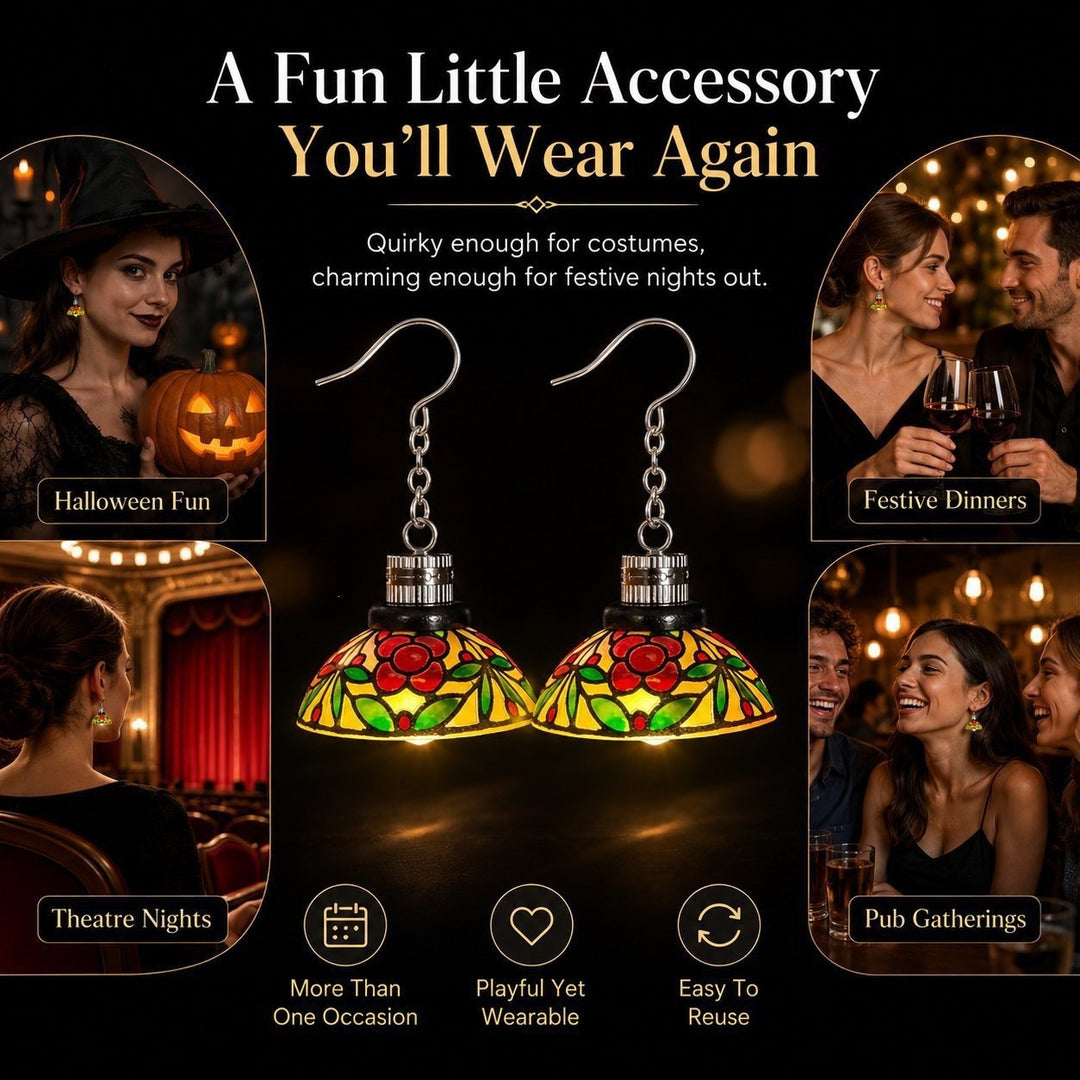 Mini Chandelier Light Earrings (1 Pair)