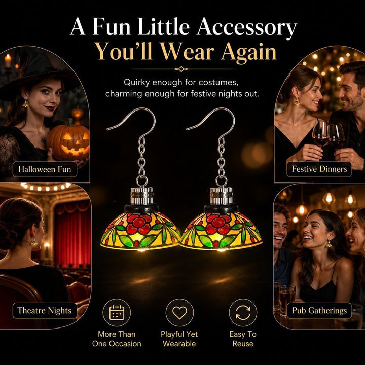 Mini Chandelier Light Earrings (1 Pair)