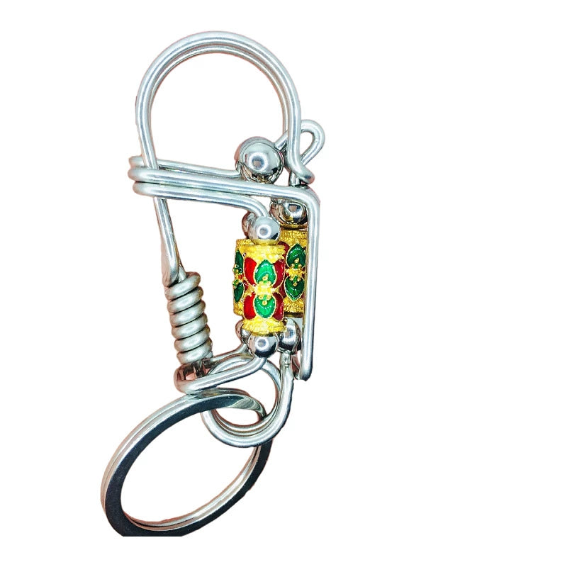 Handmade Stainless Steel Keychain(Free handmade ear pick with purchase)