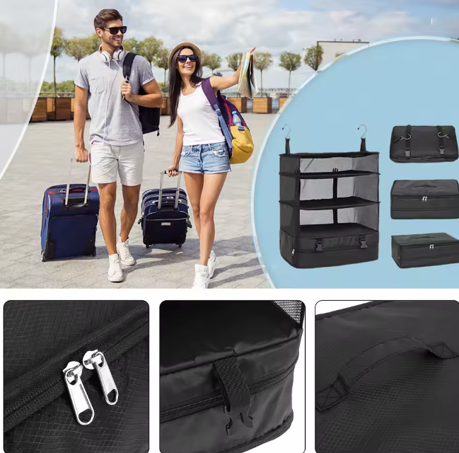 Hanging Packing Cubes Portable Travel Closet