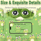 3D Funny Frog Sleep Mask Soft Cartoon Eyeshade