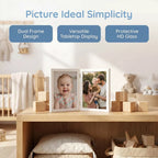 Creative Wooden Folding Photo Frame | Rustic Hinged Picture Frame