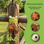 Diy Cartoon Frog Purse, Cute Crochet Wallet, Phone Bag with Convenient Storage