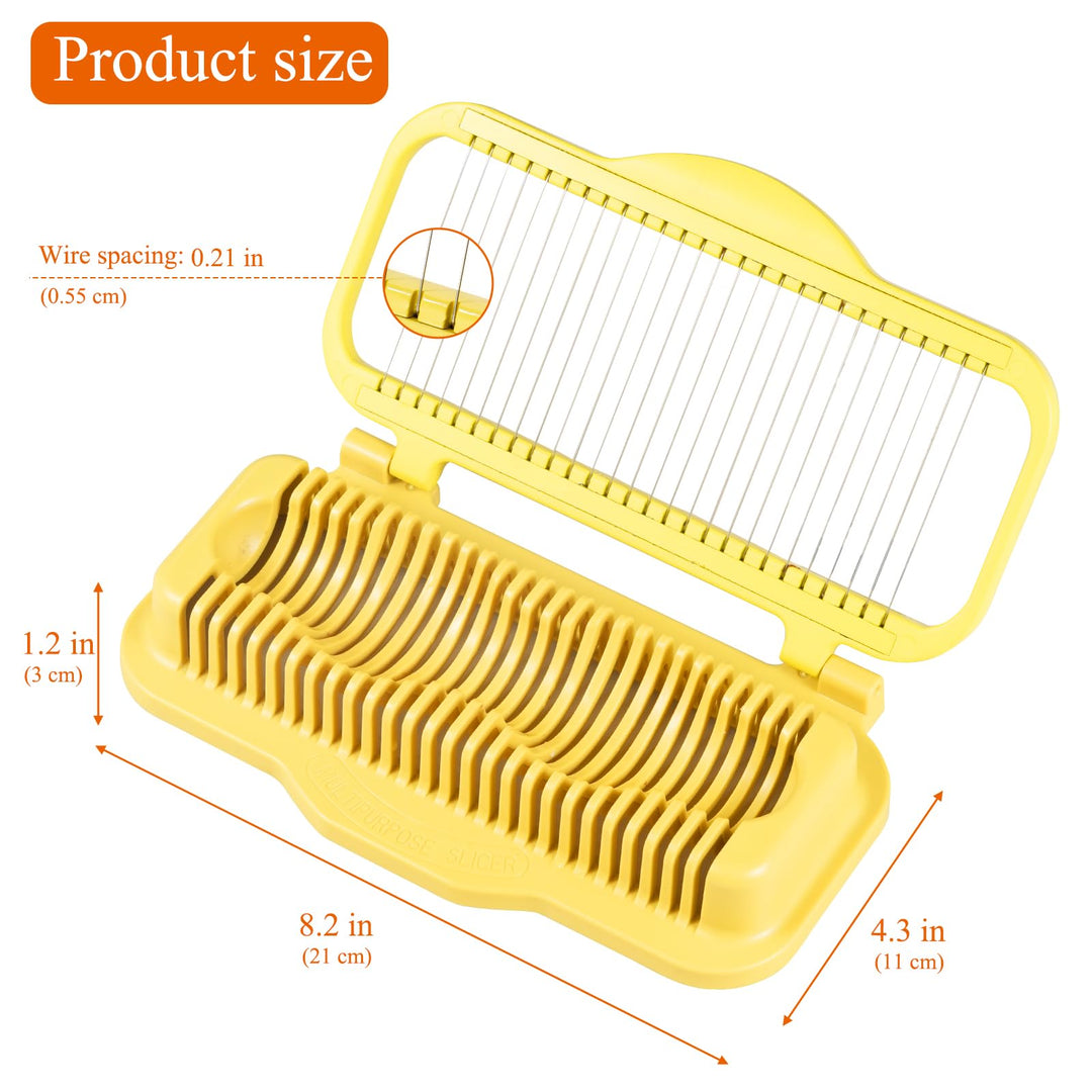 🍓 🍌 Larger Banana Slicer Egg Slicer for Hard Boiled Eggs 🥚 🥚