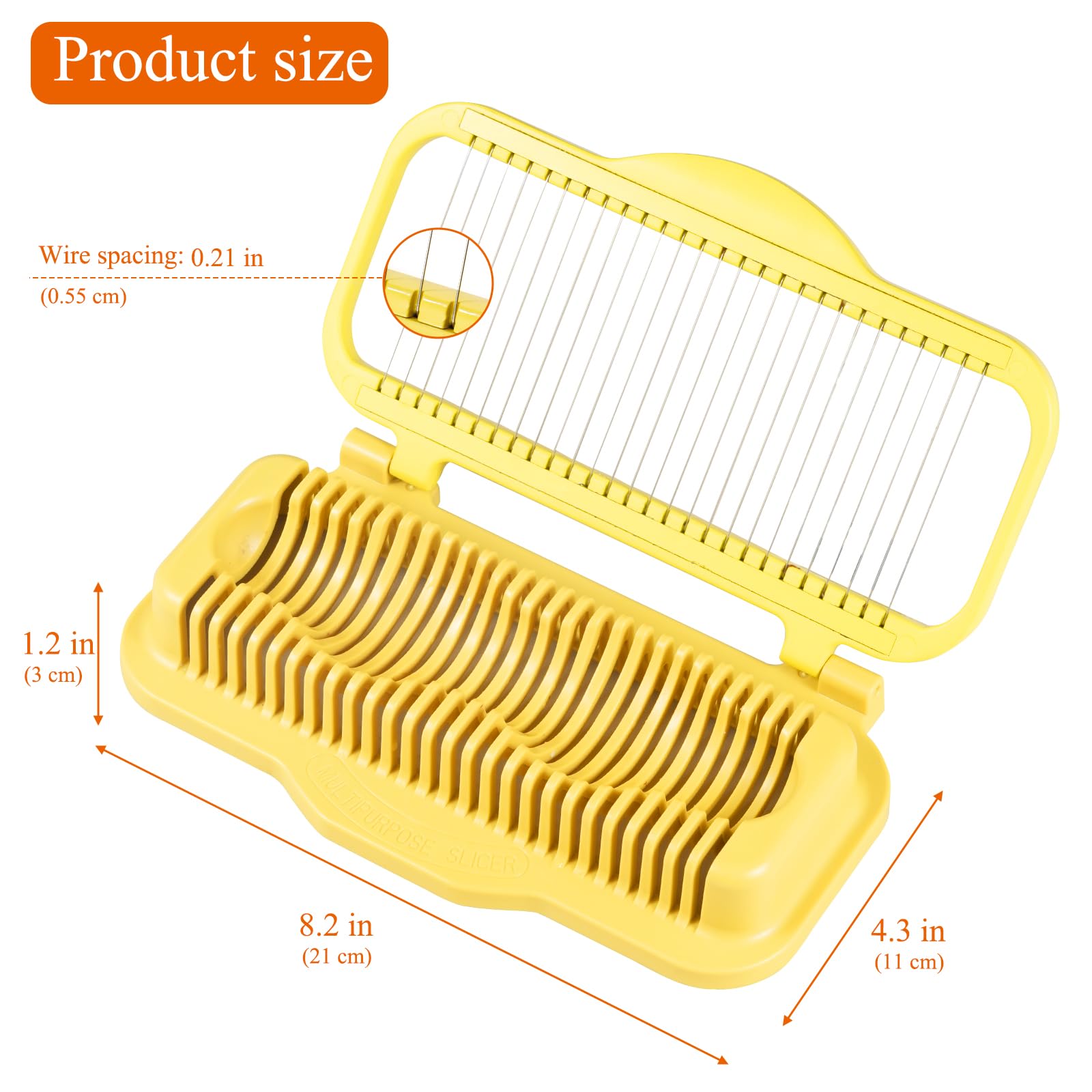 🍓 🍌 Larger Banana Slicer Egg Slicer for Hard Boiled Eggs 🥚 🥚