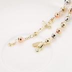 Virgin Mary Cross Rosary Bead Bracelet