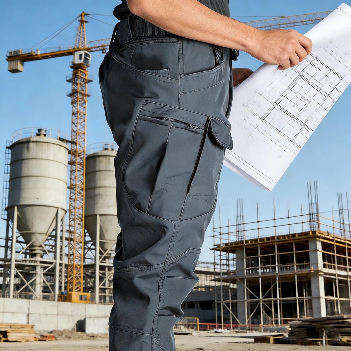 Stylish Workwear Casual Pants, Fashionable and Multifunctional Outdoor Pants