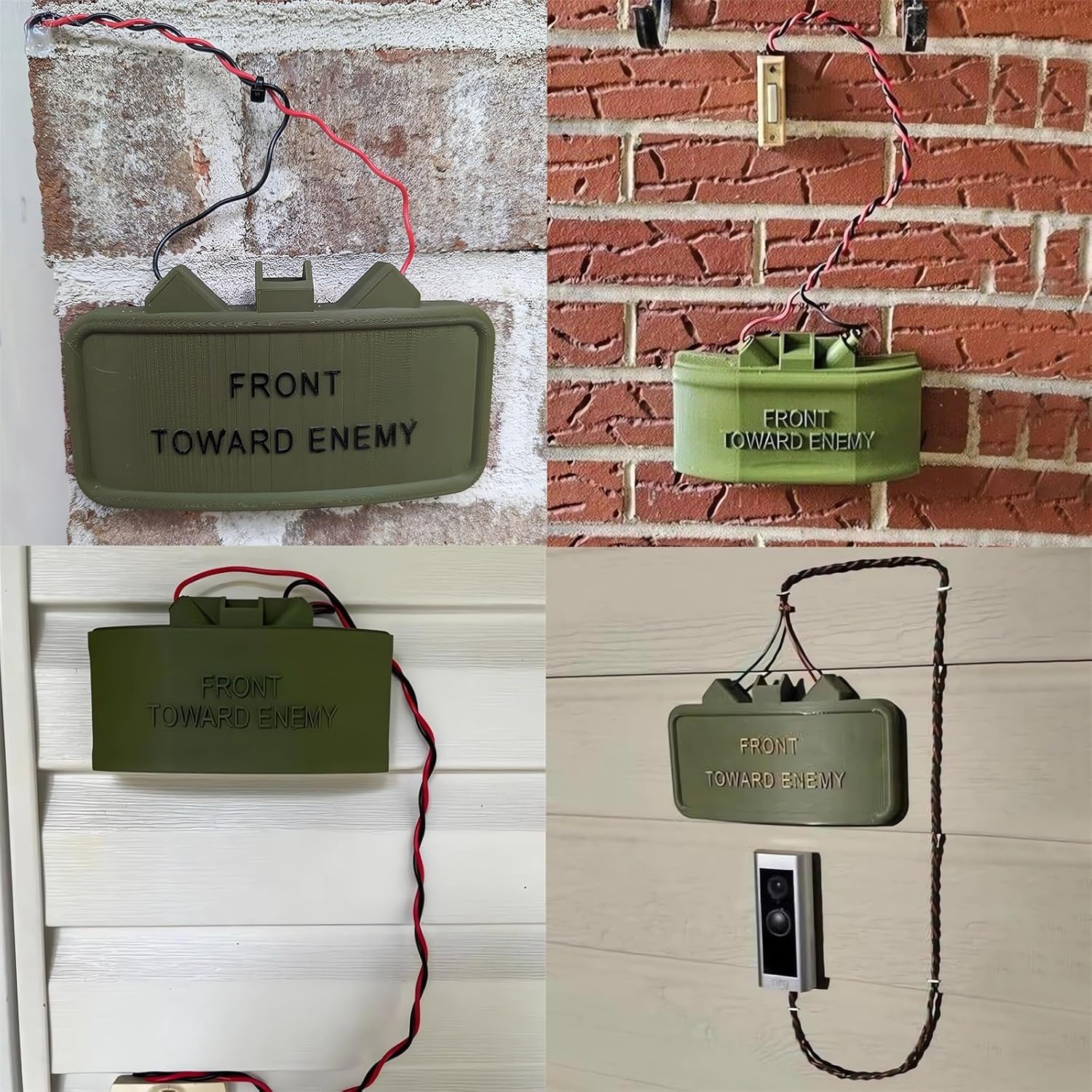Doorbell Sign for Joke Gag Pranks Gift