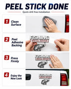 Fishing Special 🎣 Edition Premium 3D Metal Vehicle Emblem Badge