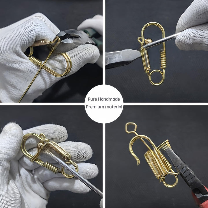 Handmade Stainless Steel Keychain(Free handmade ear pick with purchase)