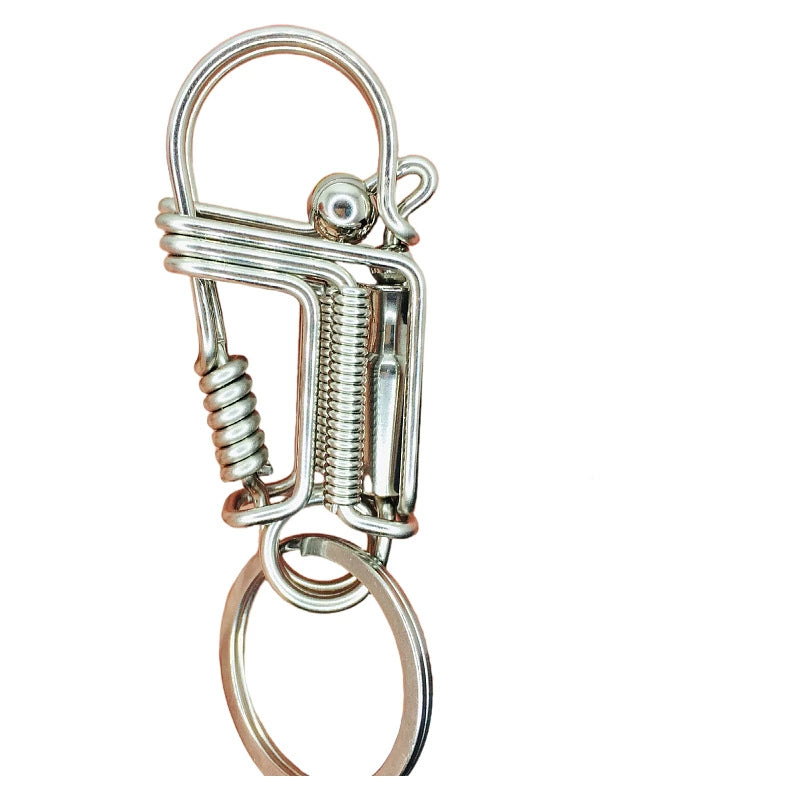 Handmade Stainless Steel Keychain(Free handmade ear pick with purchase)