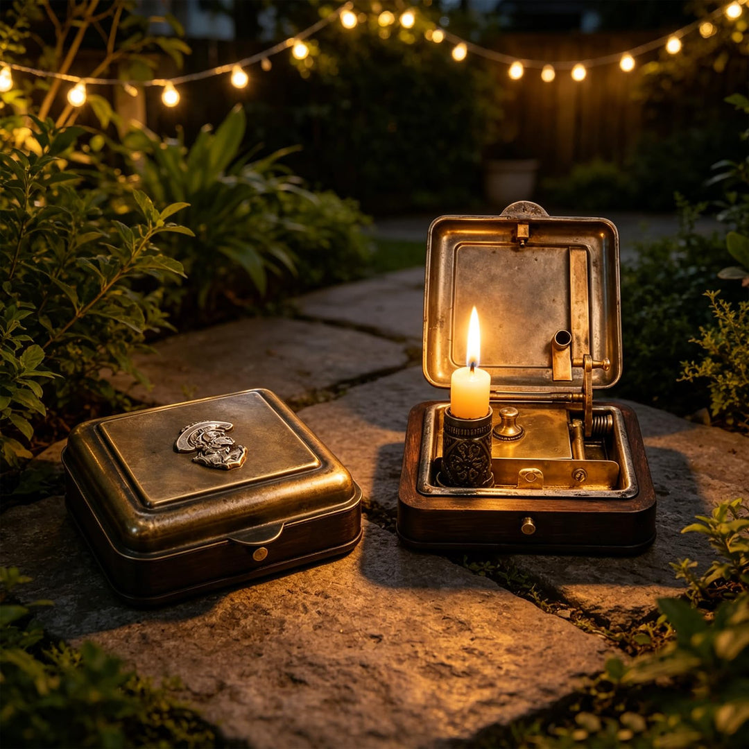 19th Century Style Mechanical Candle Box