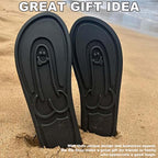 Funny Non Slip Quick-Dry Beach Flip Flops (Hidden Design)