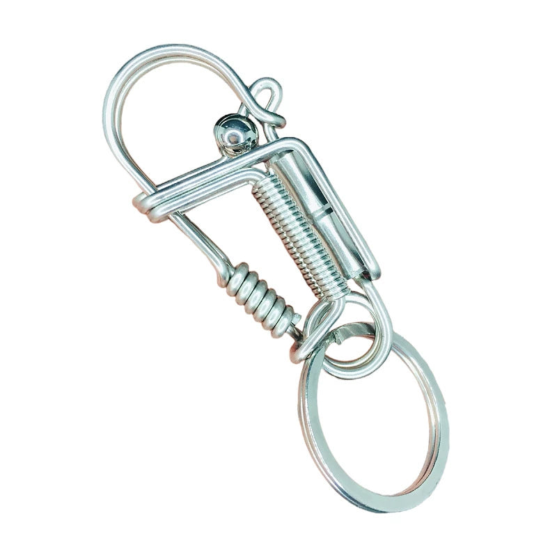 Handmade Stainless Steel Keychain(Free handmade ear pick with purchase)