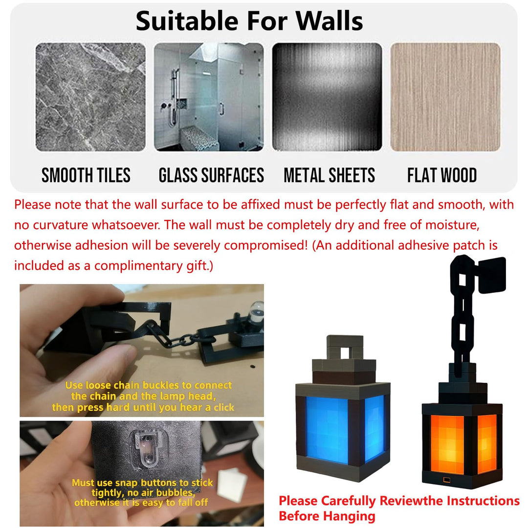 Pixel Night Light 16 Colors with Remote Control and Dimming Function