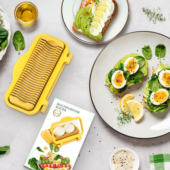 🍓 🍌 Larger Banana Slicer Egg Slicer for Hard Boiled Eggs 🥚 🥚