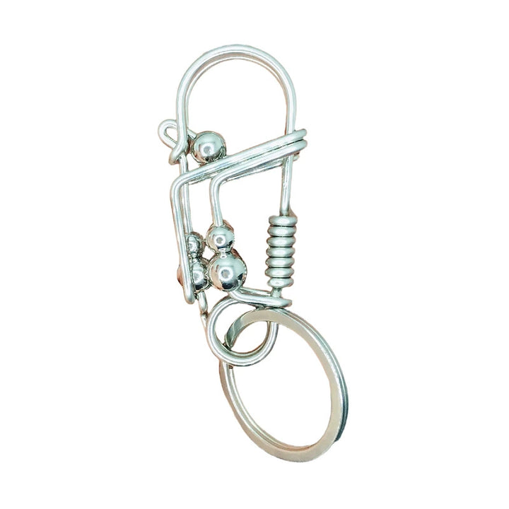 Handmade Stainless Steel Keychain(Free handmade ear pick with purchase)