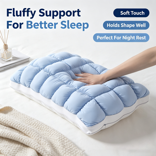 🔥 🔥Cooling Marshmallow Puff Pillow 🛌 ✨