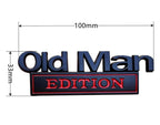 Old Man 👴 Edition Car Emblem