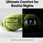 3D Funny Frog Sleep Mask Soft Cartoon Eyeshade