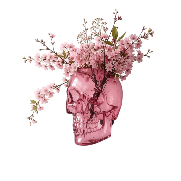 🔥  🔥 Gothic Skull Wall Vase 💀 Hanging Planter for Any Flower 🌸