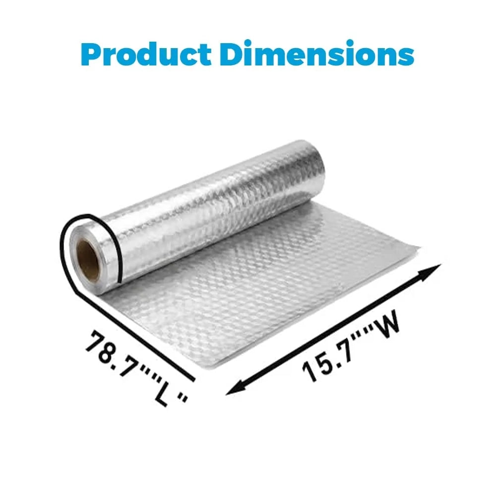 Stainless Steel Kitchen Oil-Proof Adhesive Wallpaper Roll ✨✨