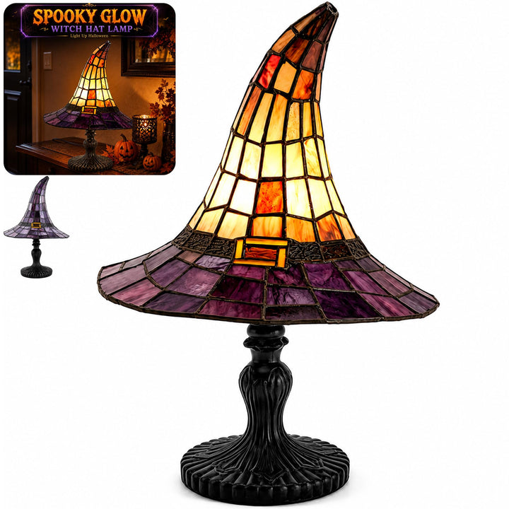 Stained Glass Witch Hat Lam 🎃