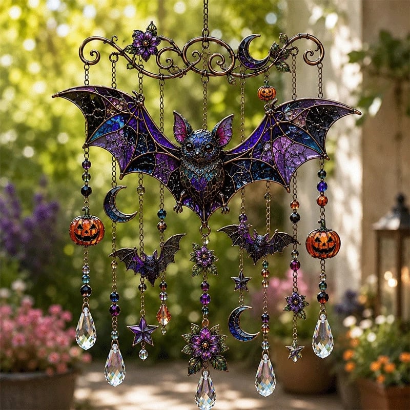 🔥Halloween Suncatcher Wind Chime👻