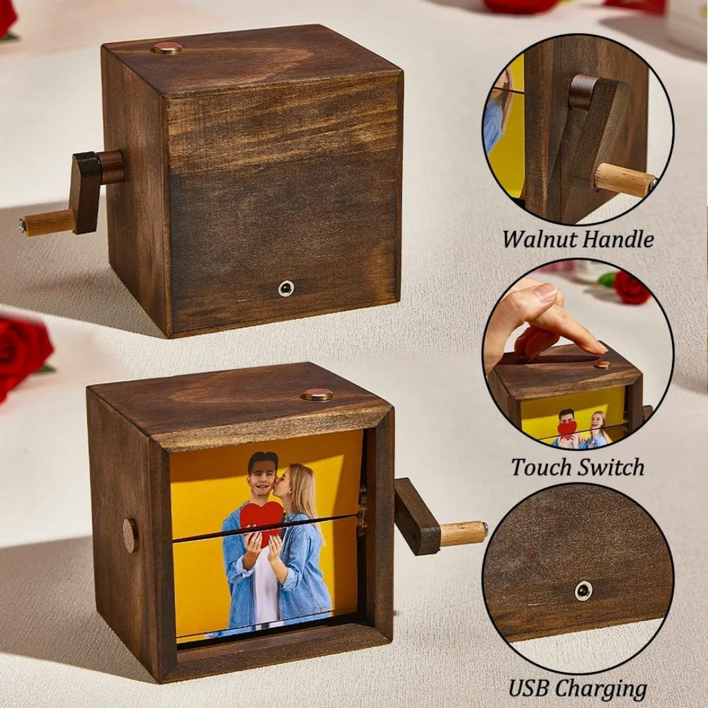 DIY Crank Photo Box