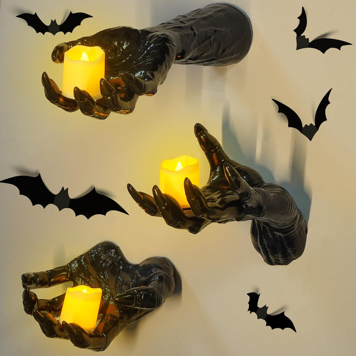 Gothic Demon Claw Candlestick