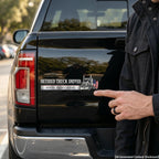 🚚 Retired Truck Driver Car Emblem Badge "RETIRED TRUCK DRIVER - KEEPING AMERICA MOVING" 🗽