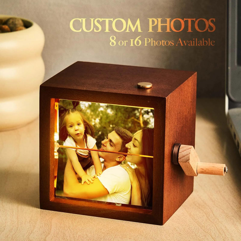 DIY Crank Photo Box