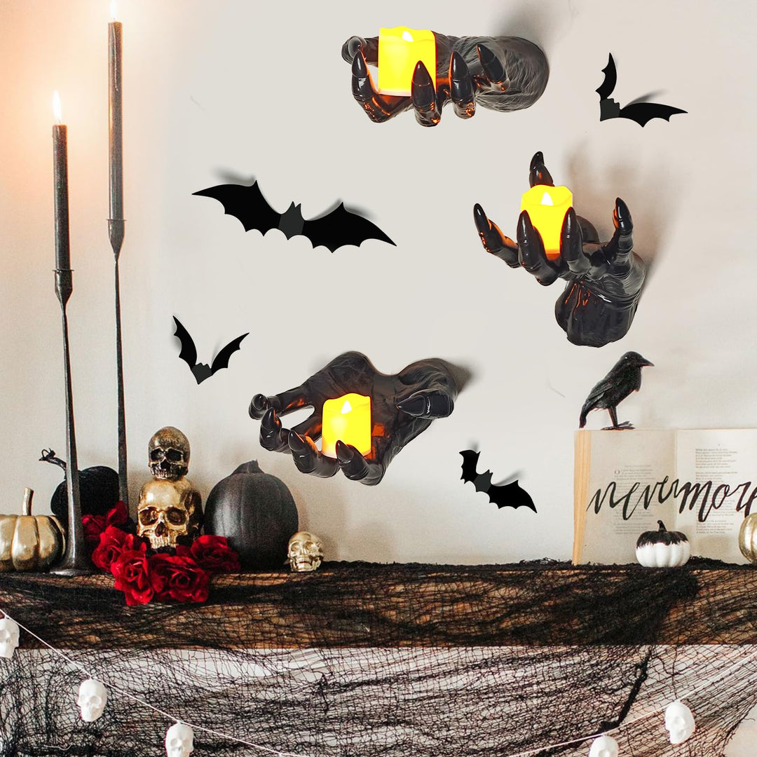 Gothic Demon Claw Candlestick