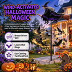Halloween Enchanted Witch Garden Wind Spinner