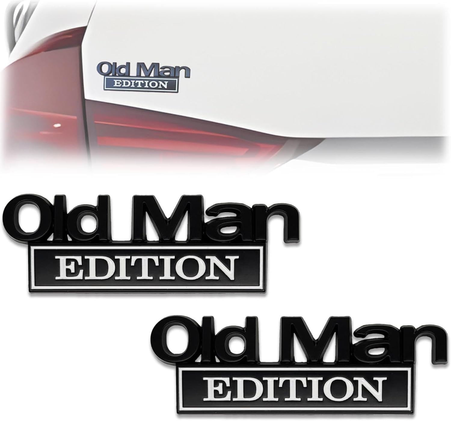 Old Man 👴 Edition Car Emblem
