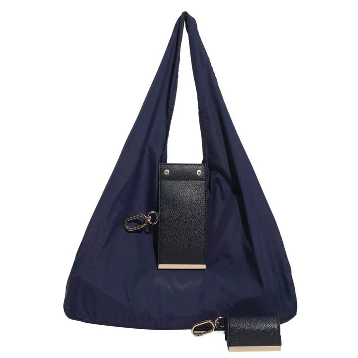 Foldable Travel Tote Bag Keychain（It can be super folded, the size of a coin purse）