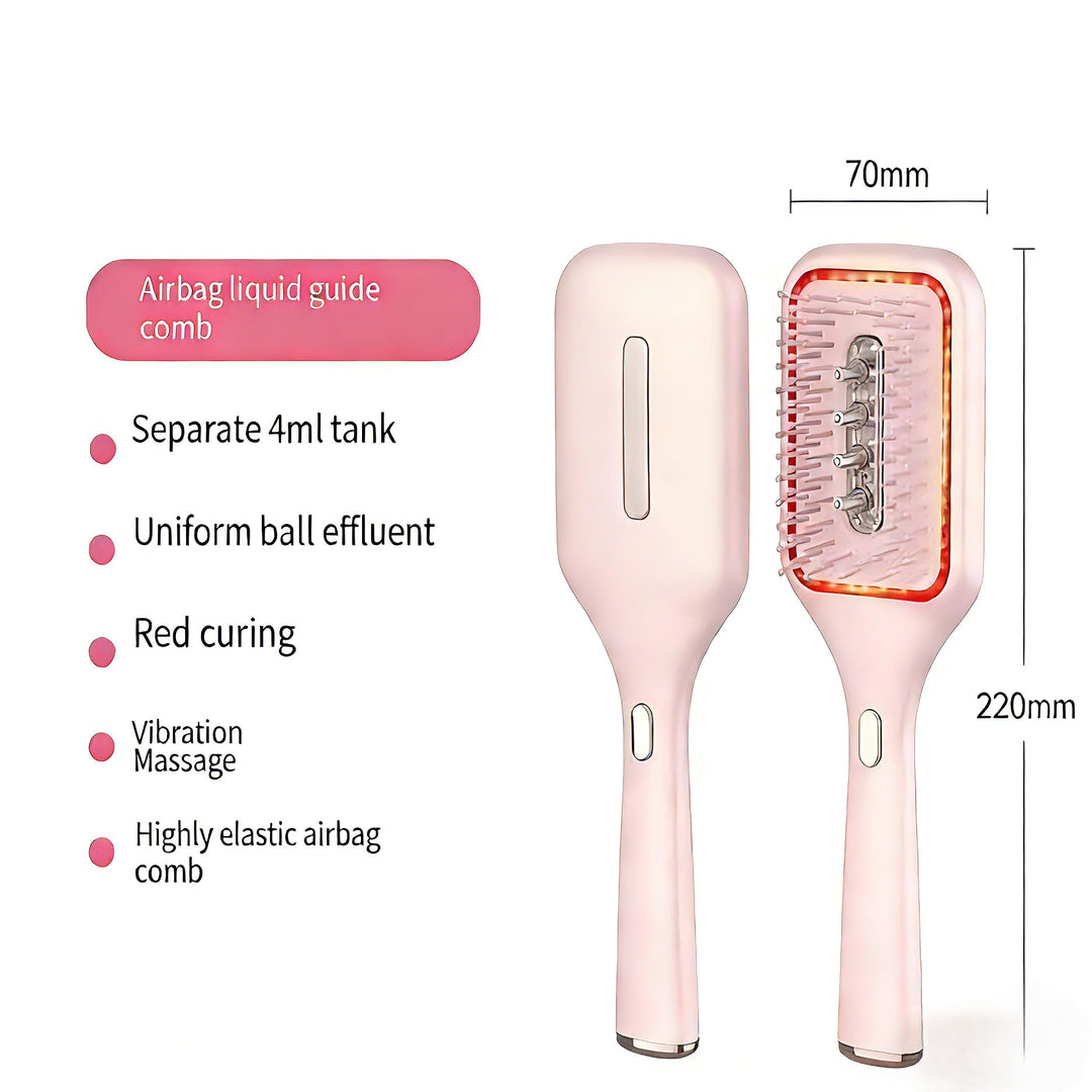 Hair Brush with Scalp Oil Dispenser, Air Cushion Electronic Hair Comb