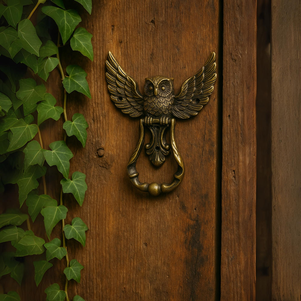 Owl Door Knocker – Heavy Duty Iron Door Handle