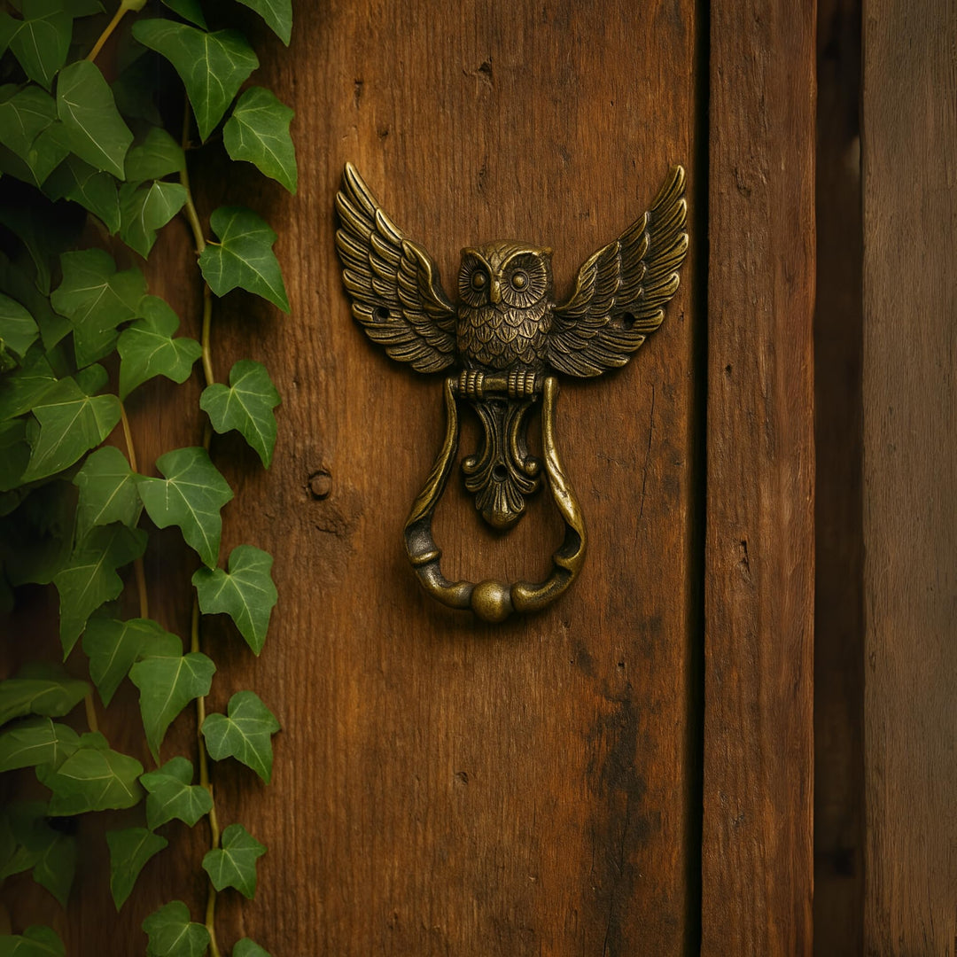 Owl Door Knocker – Heavy Duty Iron Door Handle