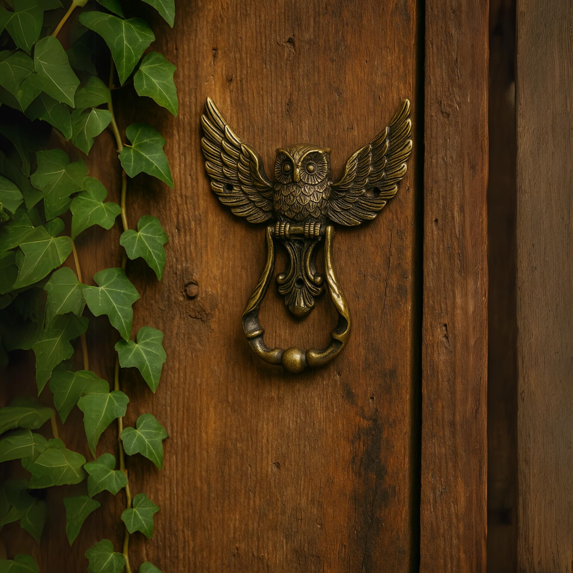 Owl Door Knocker – Heavy Duty Iron Door Handle
