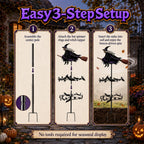 Halloween Enchanted Witch Garden Wind Spinner