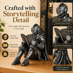 Medieval Knight Bookshelf Decor