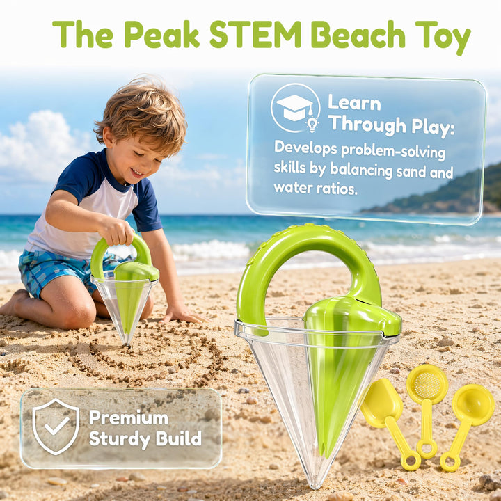 ✨ 🔥 Drippy Sand Castle Maker and Spilling Funnel Sand Toy ✨ Professional Sand Castle Building Kit（❤️Three sand-digging tools will be given away❤️）