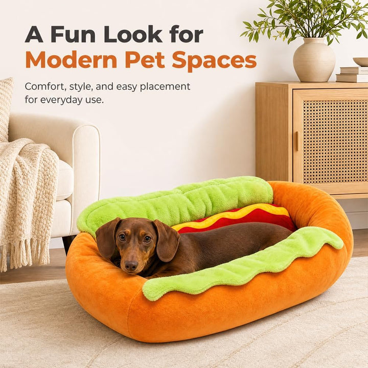 🌭🌭Hotdog Dog Bed, Hot Dog DogBed for Dachshund