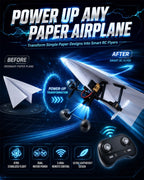 🔥 DIY RC Paper Airplane Kit 🛩️ 🛩️（Includes three rechargeable batteries）