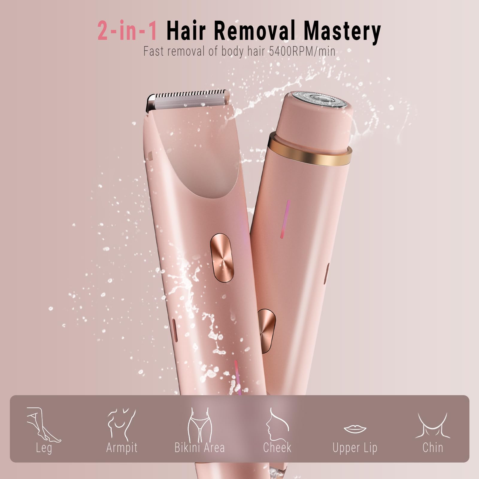 ✨ ✨ Rechargeable 2-in-1 Body and Facial Epilator ❤️