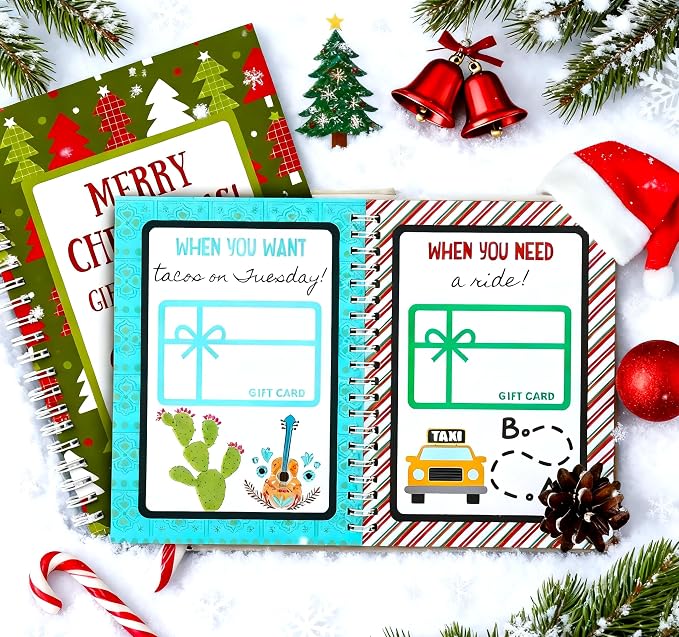 Merry Christmas! Christmas Gift Card Book (Buy 1 Get Free 1)