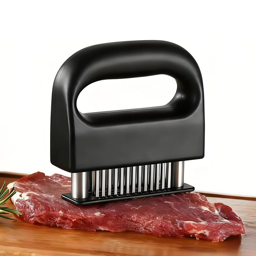 🥩 Meat Tenderizer with 48 Stainless Steel Ultra Sharp Needle Blades