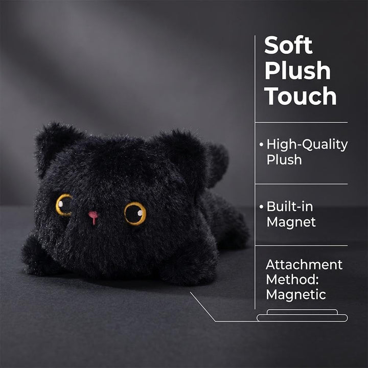 🐈 Magnetic Plush Cat Car Decor 🐱